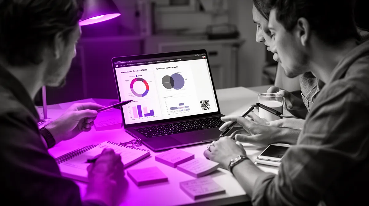 Product and data team reviewing A/B testing results for an intelligent automation agent