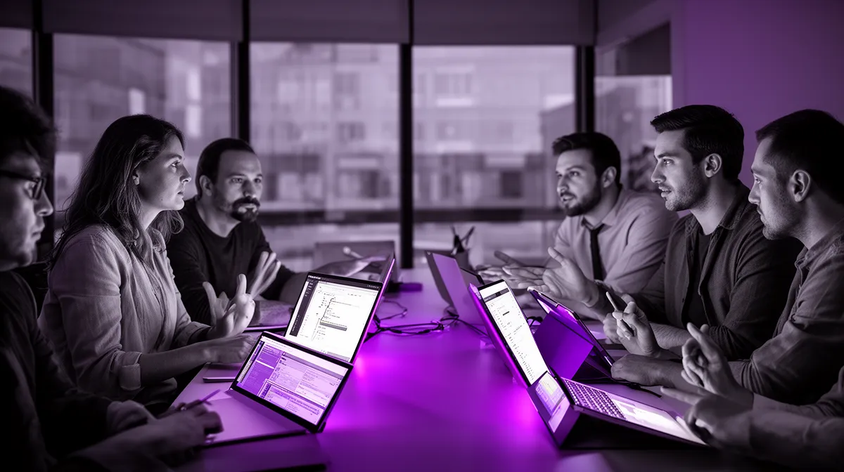 IT and ops team planning CRM and ERP integration for voice automation