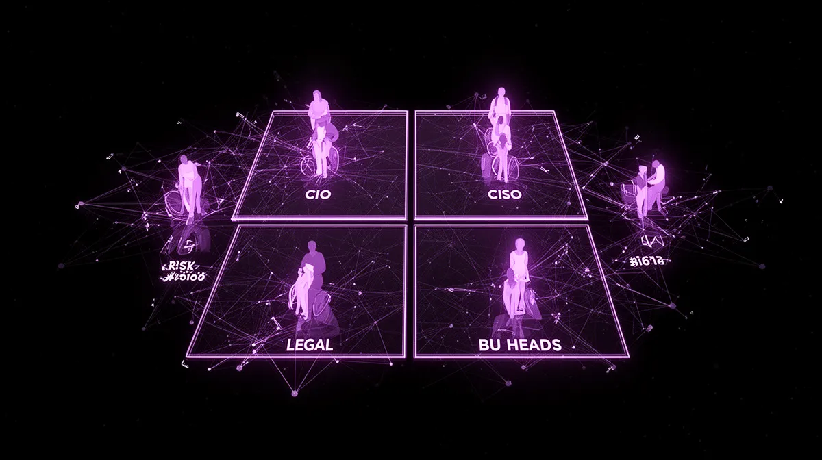 AI Power Grid influence versus sponsorship stakeholder map for enterprise AI projects