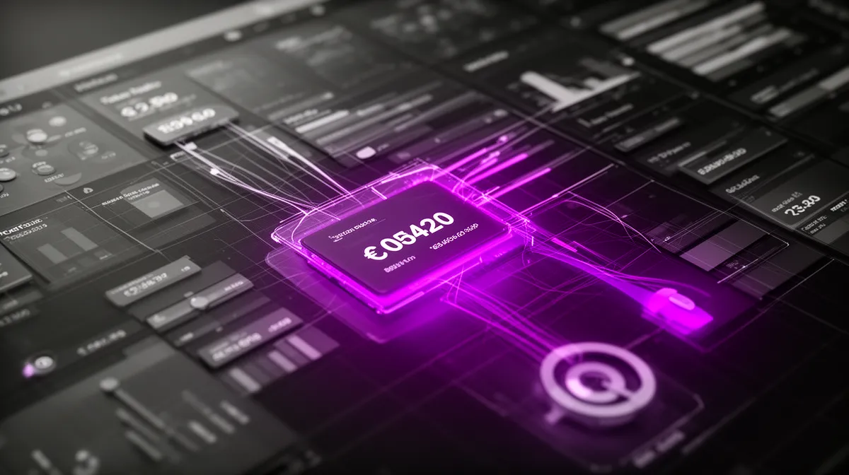 Spreadsheet-style AI software cost calculator showing inference inputs and monthly cost outputs