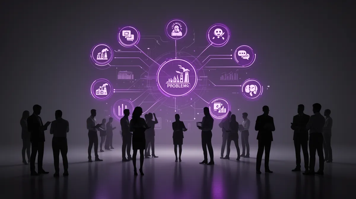 Illustration of different AI specialists mapped to distinct business use cases