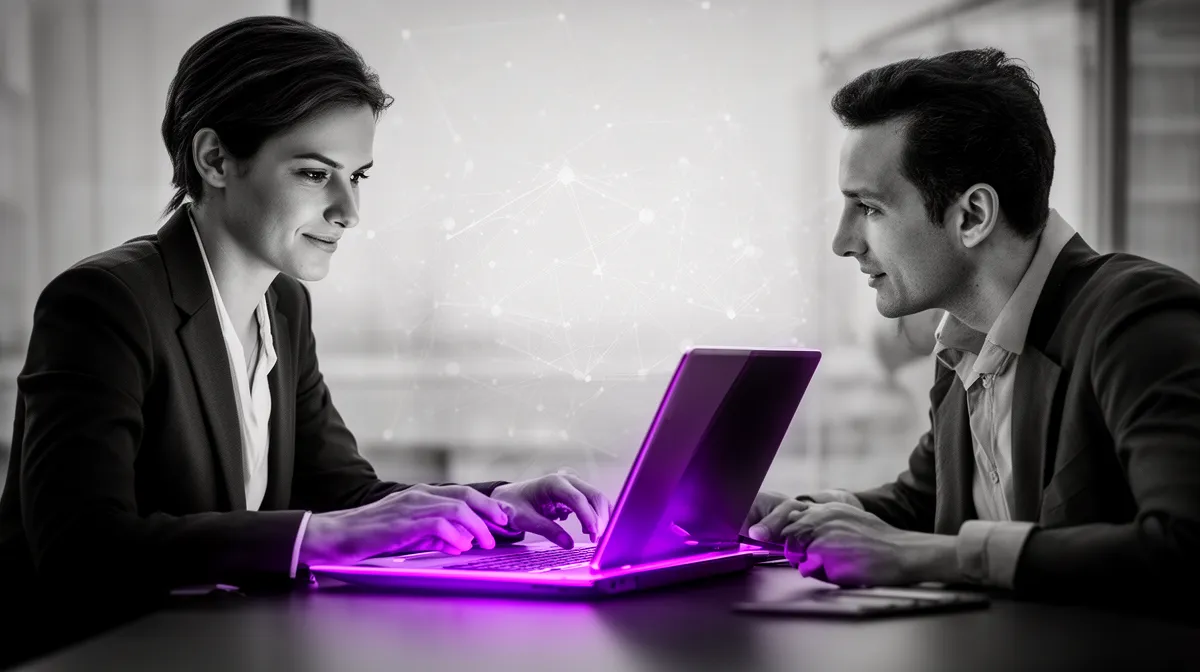 Buzzi.ai team collaborating with client on AI implementation services readiness gates