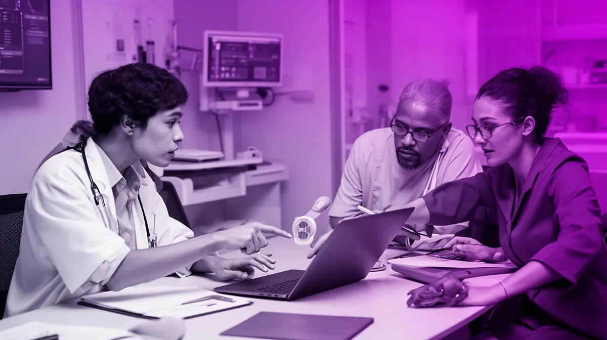 Cross-functional co-design session for champion-centric clinical AI development