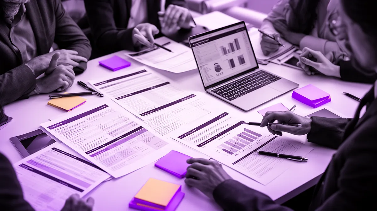 Stakeholders evaluating vendors for ML development services with integrated MLOps