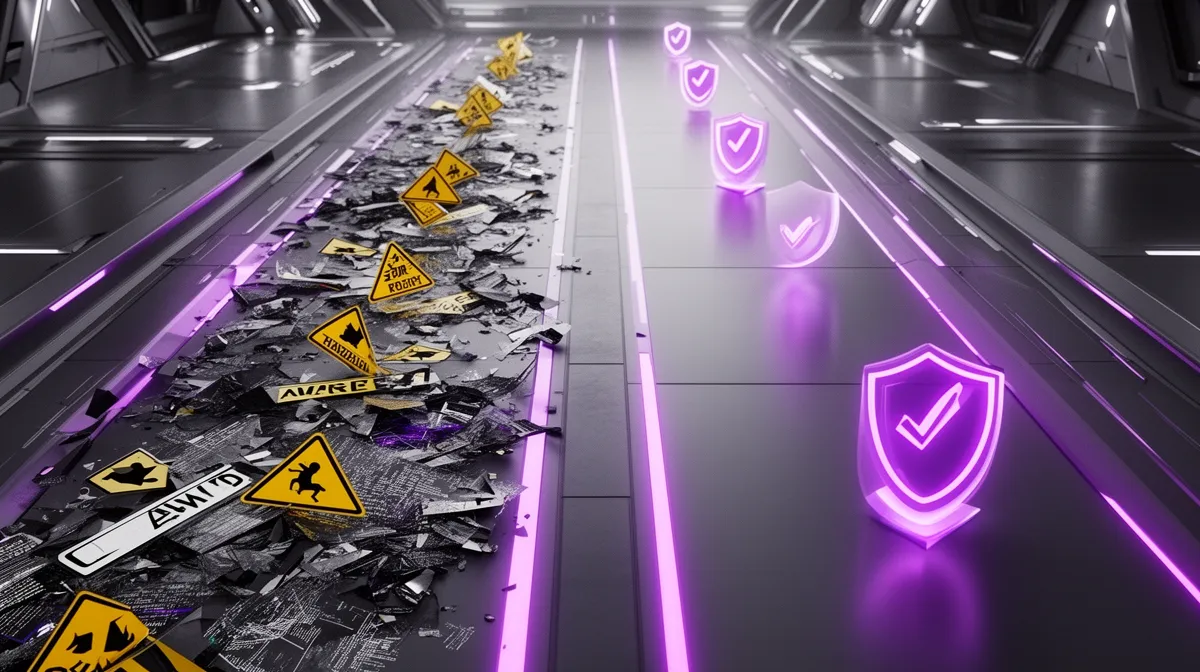 Conceptual illustration of choosing a compliance-first AI development company in the USA instead of a geography-only path