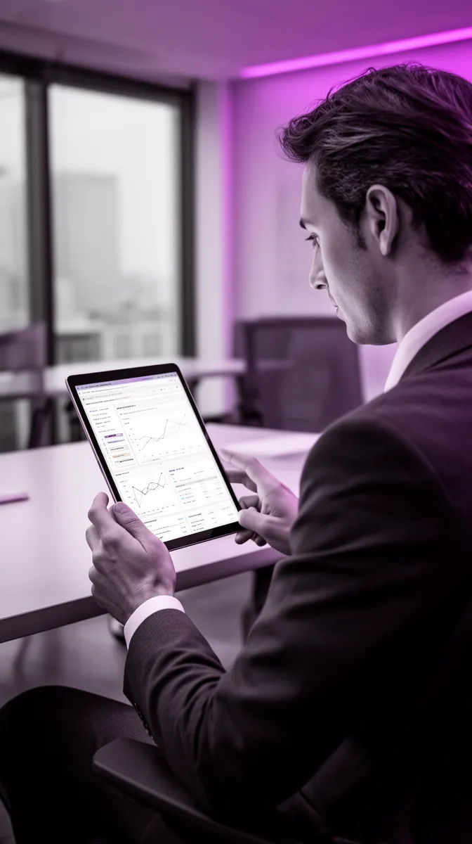 Compliance professional reviewing confidence scoring signals in enterprise RAG