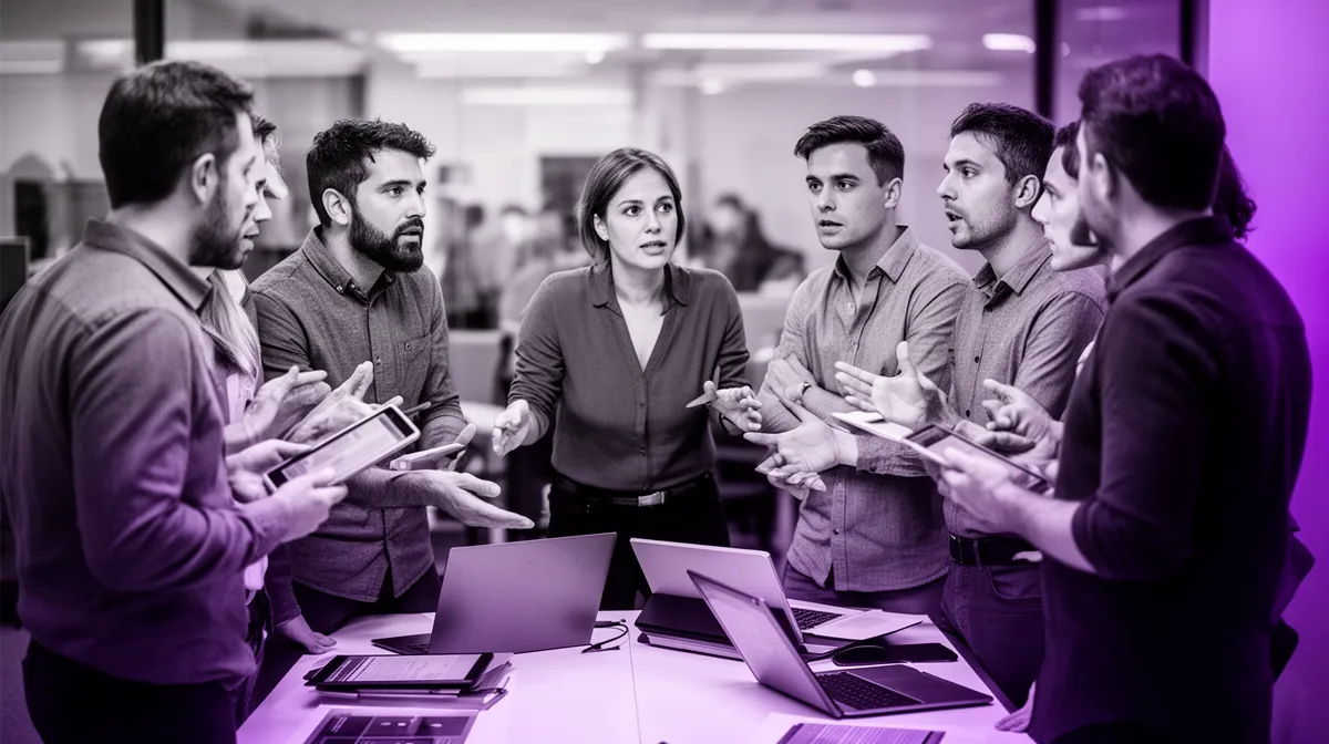 Operations team meeting highlighting coordination overhead in AI workflow automation agent use cases