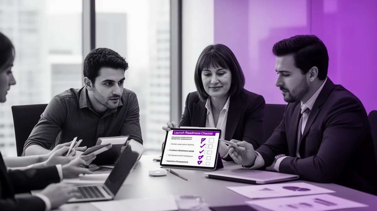 Cross-functional team aligning on AI governance for AI model training consulting