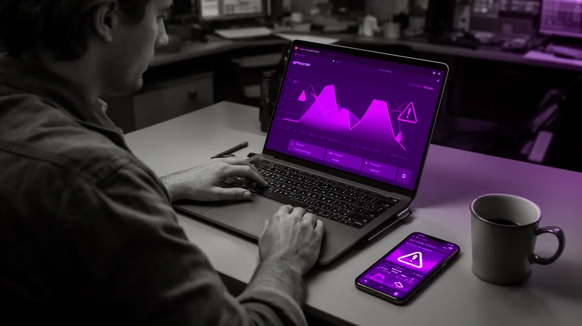 Engineer reviewing production logs during on-call for production-grade generative AI