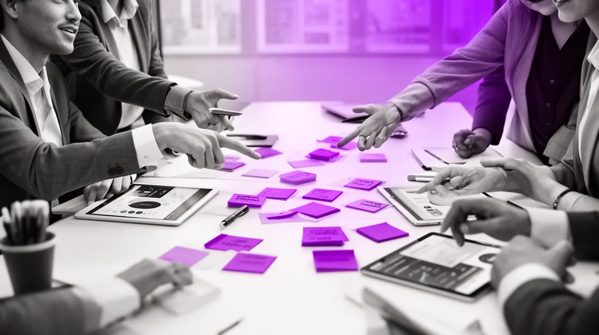 Stakeholder workshop for enterprise AI change management in financial services