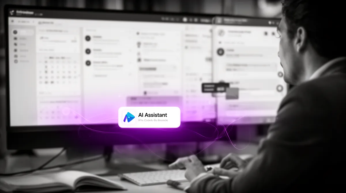 Knowledge worker using an Enterprise AI digital assistant as a single pane of glass over multiple enterprise apps