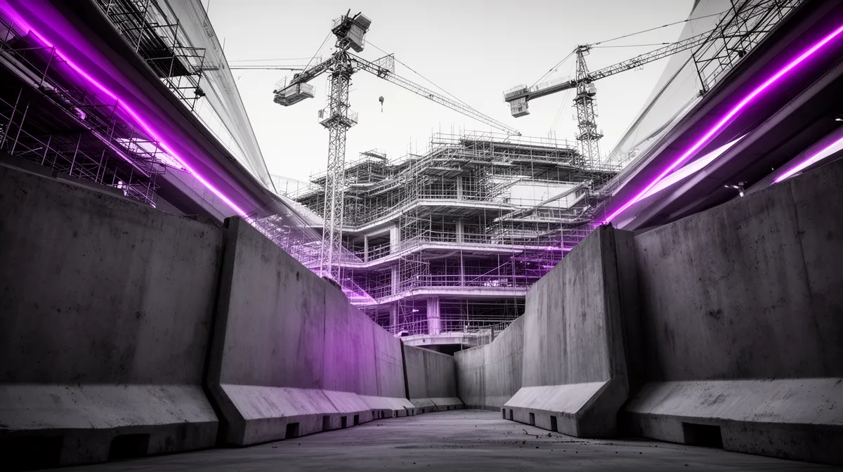 Partially built structure symbolizing stalled enterprise AI fine tuning due to infrastructure gaps