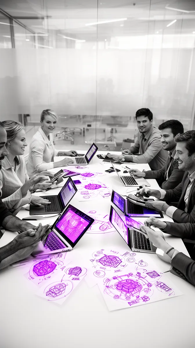 Vendor and client teams partnering on an enterprise AI model fine tuning platform and infrastructure