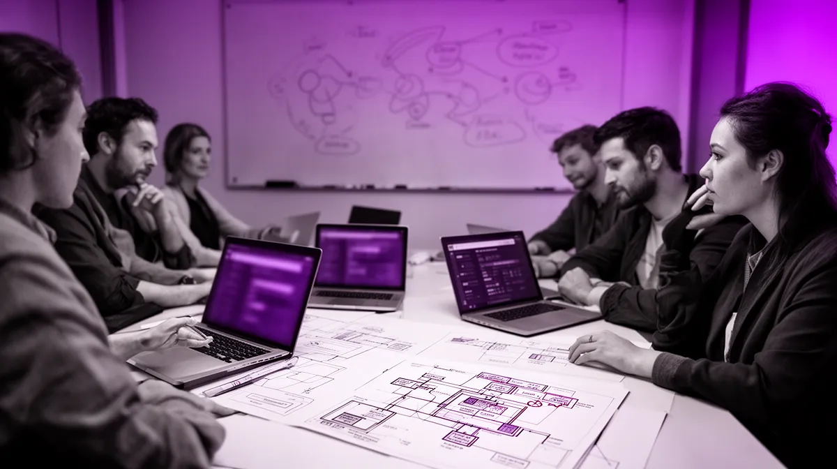 Enterprise team reviewing enterprise AI services security and architecture evidence