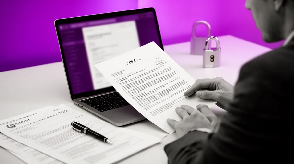 Service level agreement review for enterprise AI services contract terms