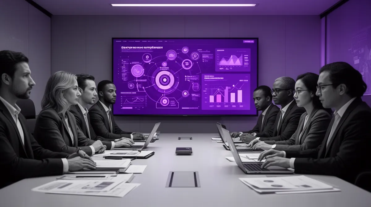 Enterprise-grade AI solutions being reviewed by cross-functional security and compliance stakeholders