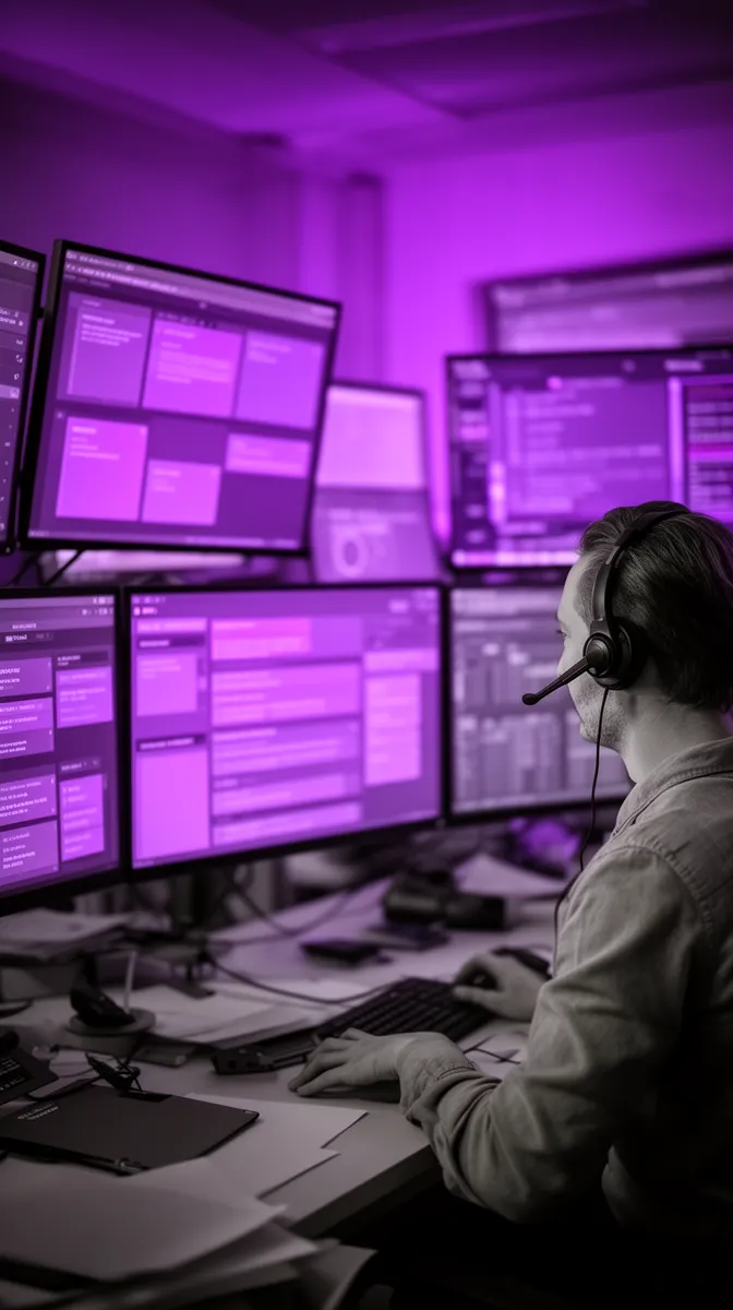 Customer support workflow environment where LLM agents reduce handling time and improve consistency