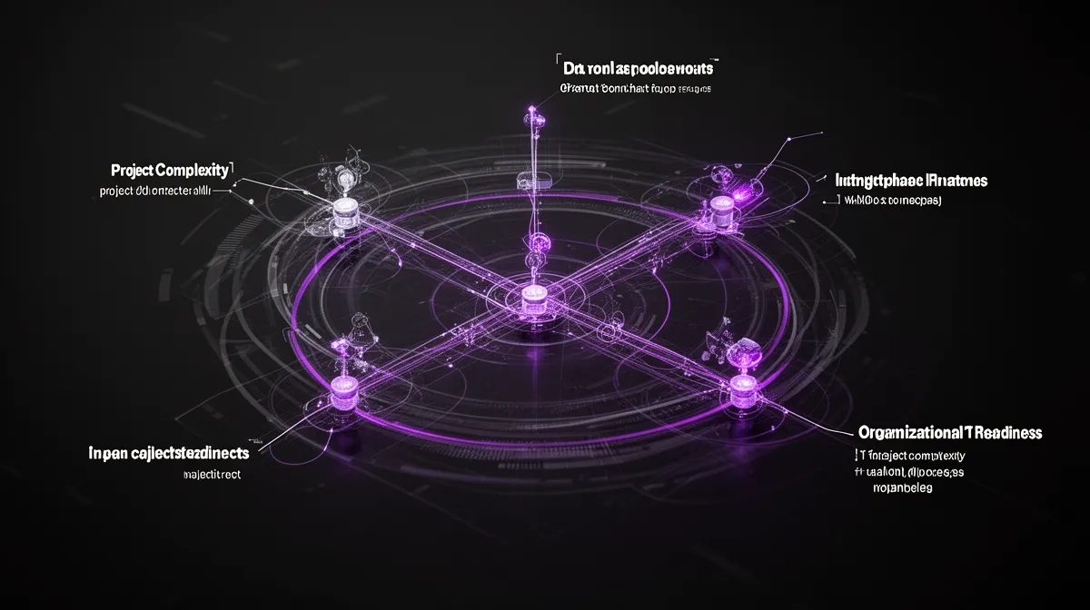 Four-axis framework for choosing the best AI development company by project fit
