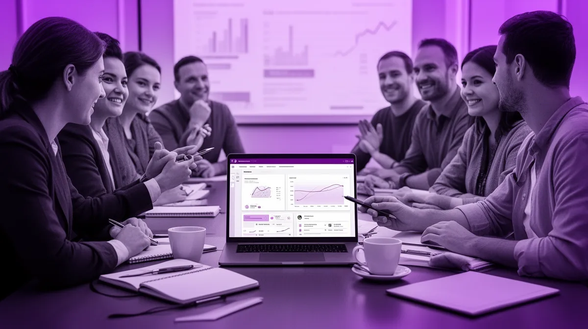 Team reviewing production-ready GPT applications maturity model in a planning meeting