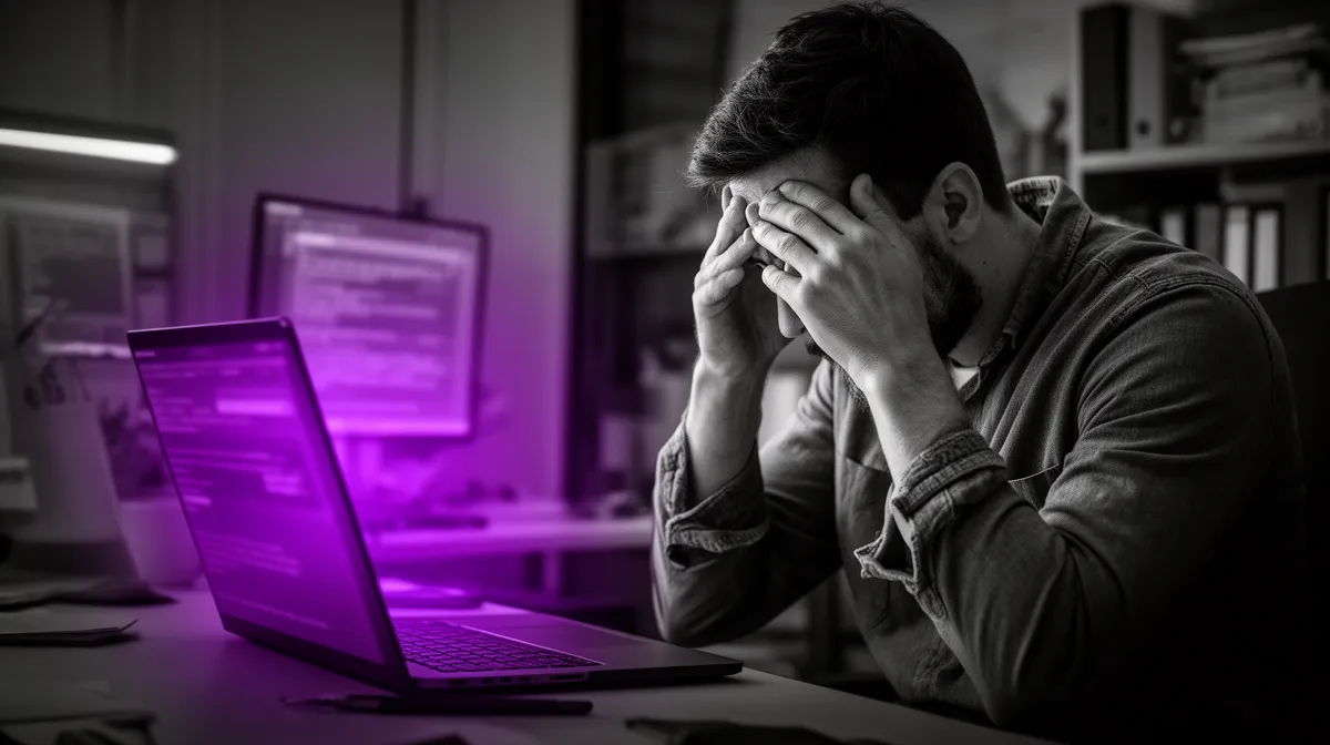 Frustrated team member facing production incident in a GPT integration project