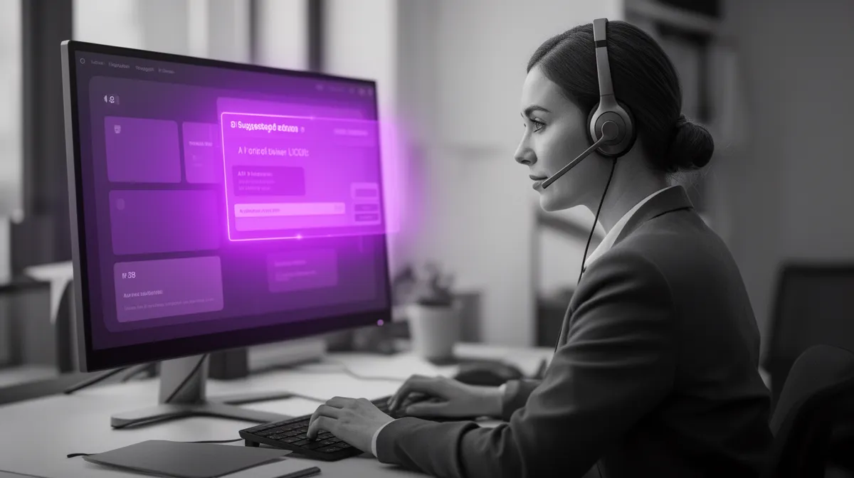 Human-in-the-loop AI decision augmentation in customer support workflow