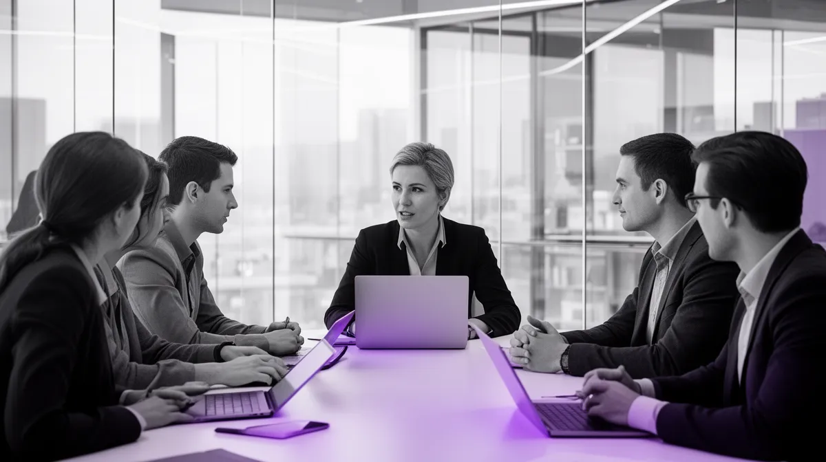 Hybrid team model deciding between freelance AI developers and in-house ownership