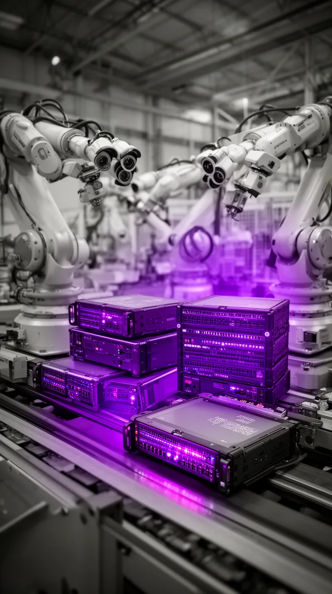 Industrial production line with edge gateways performing local computer vision processing