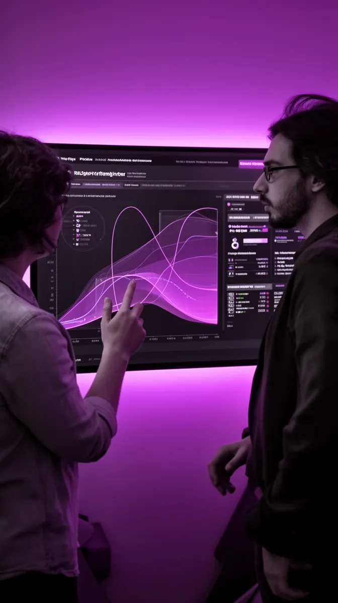 Internal team and business owner reviewing MLOps results and governance