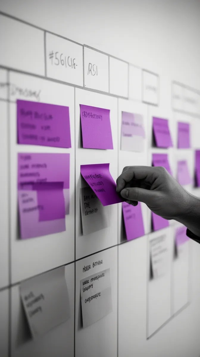 Kanban-style milestones for scoping freelance AI development work packages