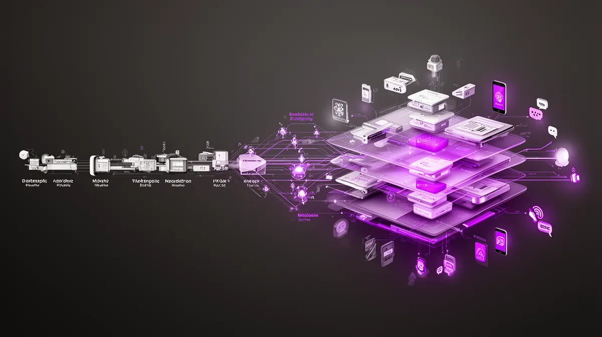 Evolution from a legacy ML pipeline to an agent-centric foundation-model architecture