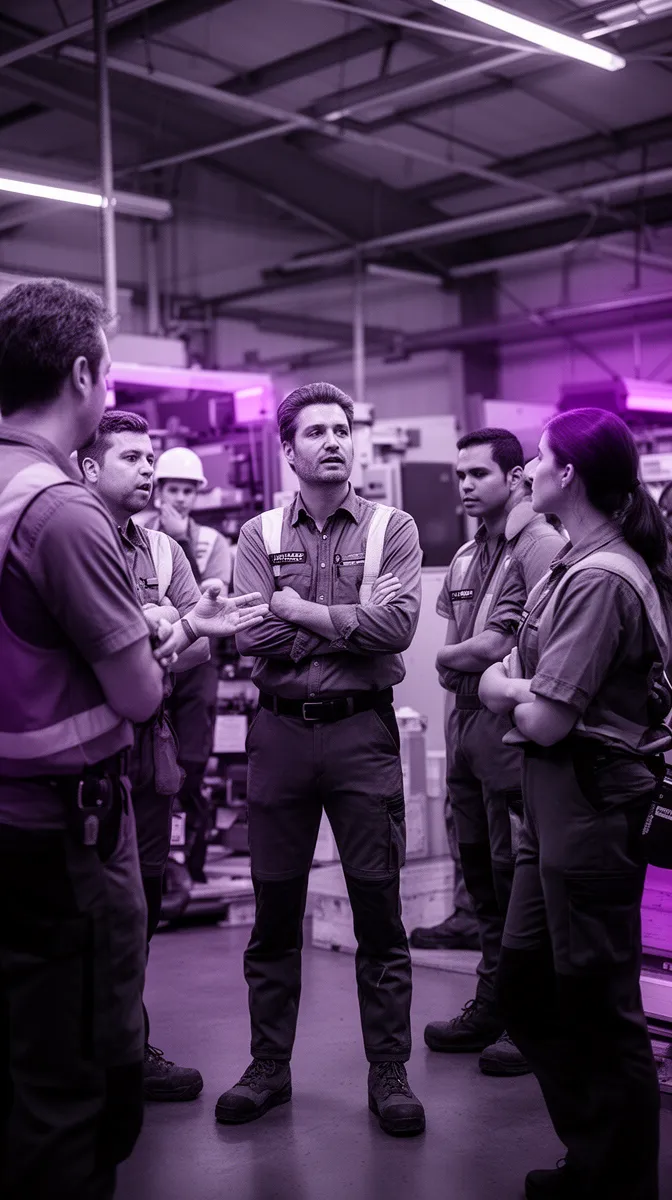 Operations training standup for change management in business AI solutions