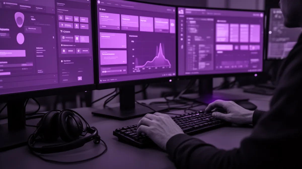 Operations workstation where production-ready model outputs appear in real workflows