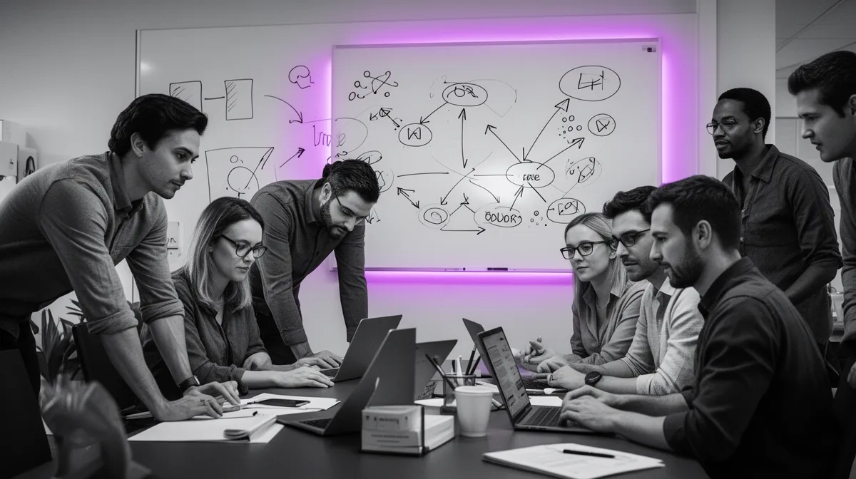 Product and ML team discussing exploration strategies for recommendation engine development