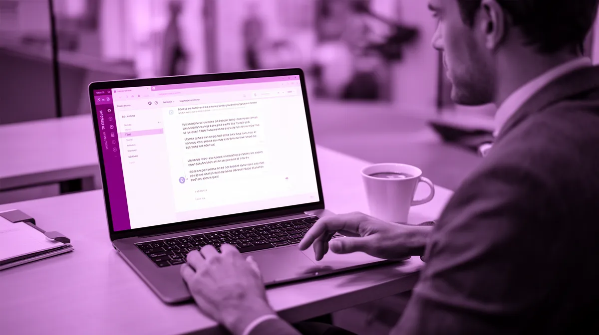 Sales rep reviewing AI for sales automation outreach draft before sending