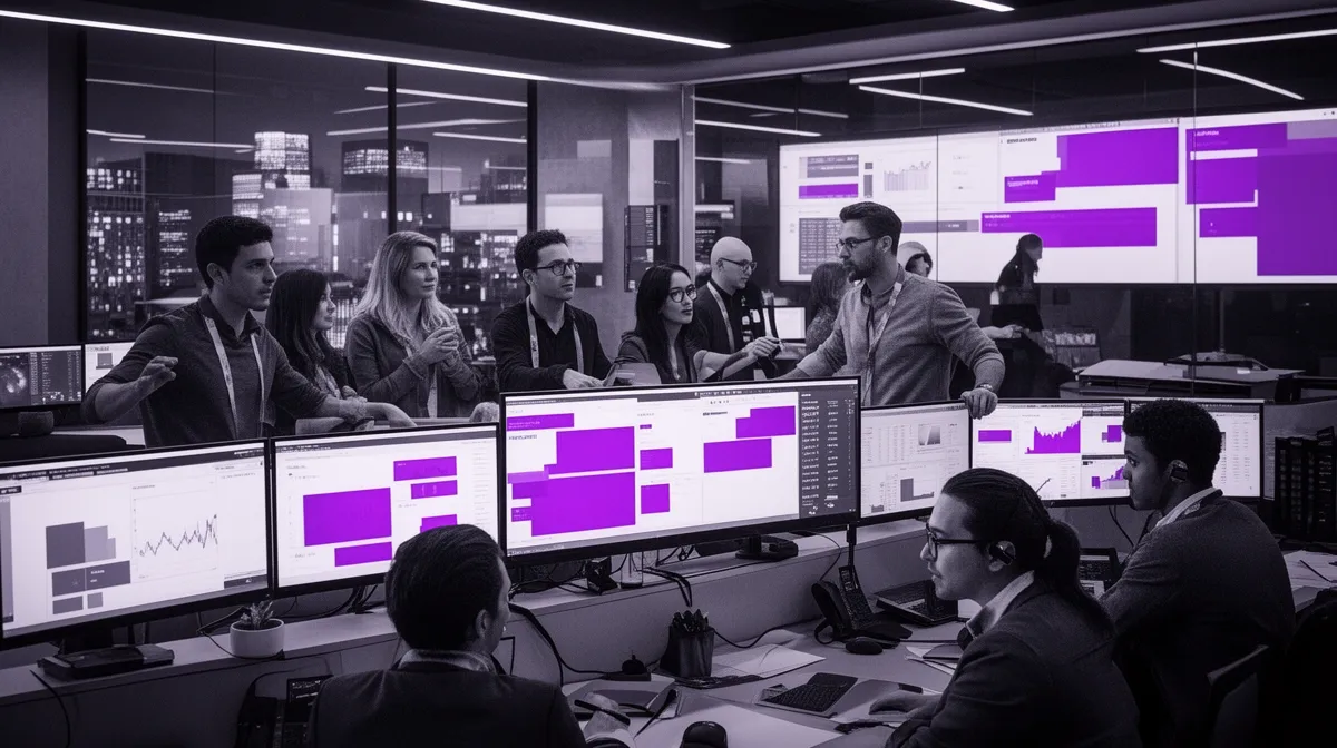 Risk operations team using AI for fraud detection with analyst feedback loops