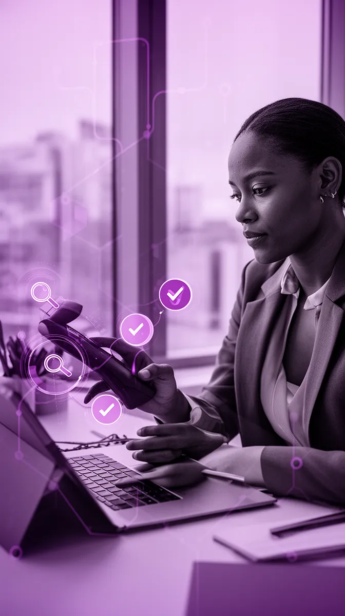 Ops lead moving from enterprise AI search insights to action in workflow