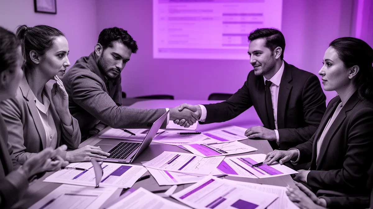 Stakeholders evaluating an adaptive AI for fraud detection platform vendor