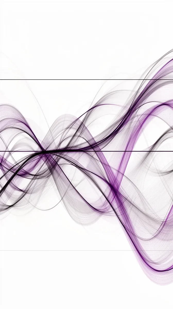 Abstract visualization of stochastic supply chain demand and lead time distributions