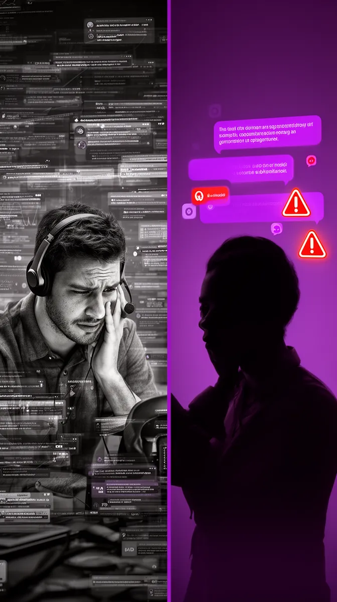 Unbalanced Zendesk AI automation split between overworked agent and frustrated customer