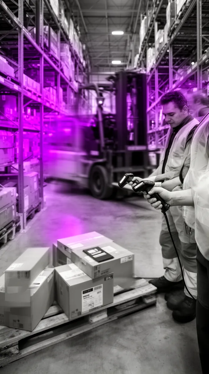 Warehouse operations capturing real-time data for end-to-end visibility in supply chain AI