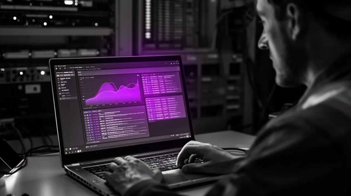 Engineer monitoring webhook integration reliability for WhatsApp Business chatbot
