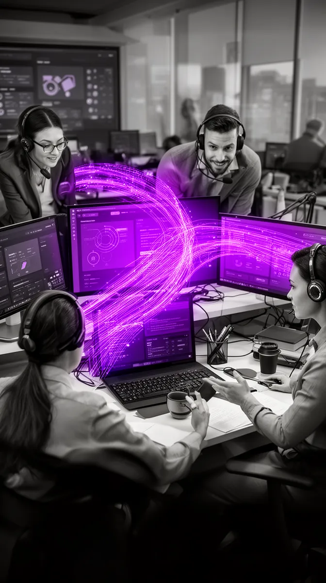 Support team using a workflow-embedded RAG implementation during a pilot