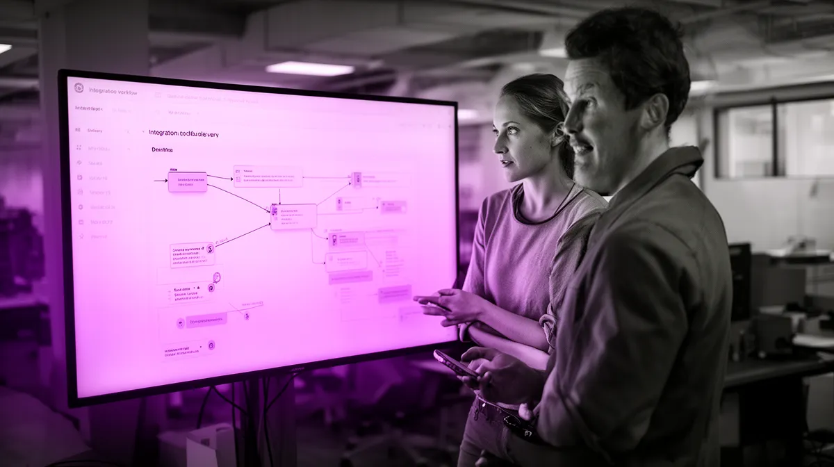 Workflow integration scene for generative AI solutions for workflow automation
