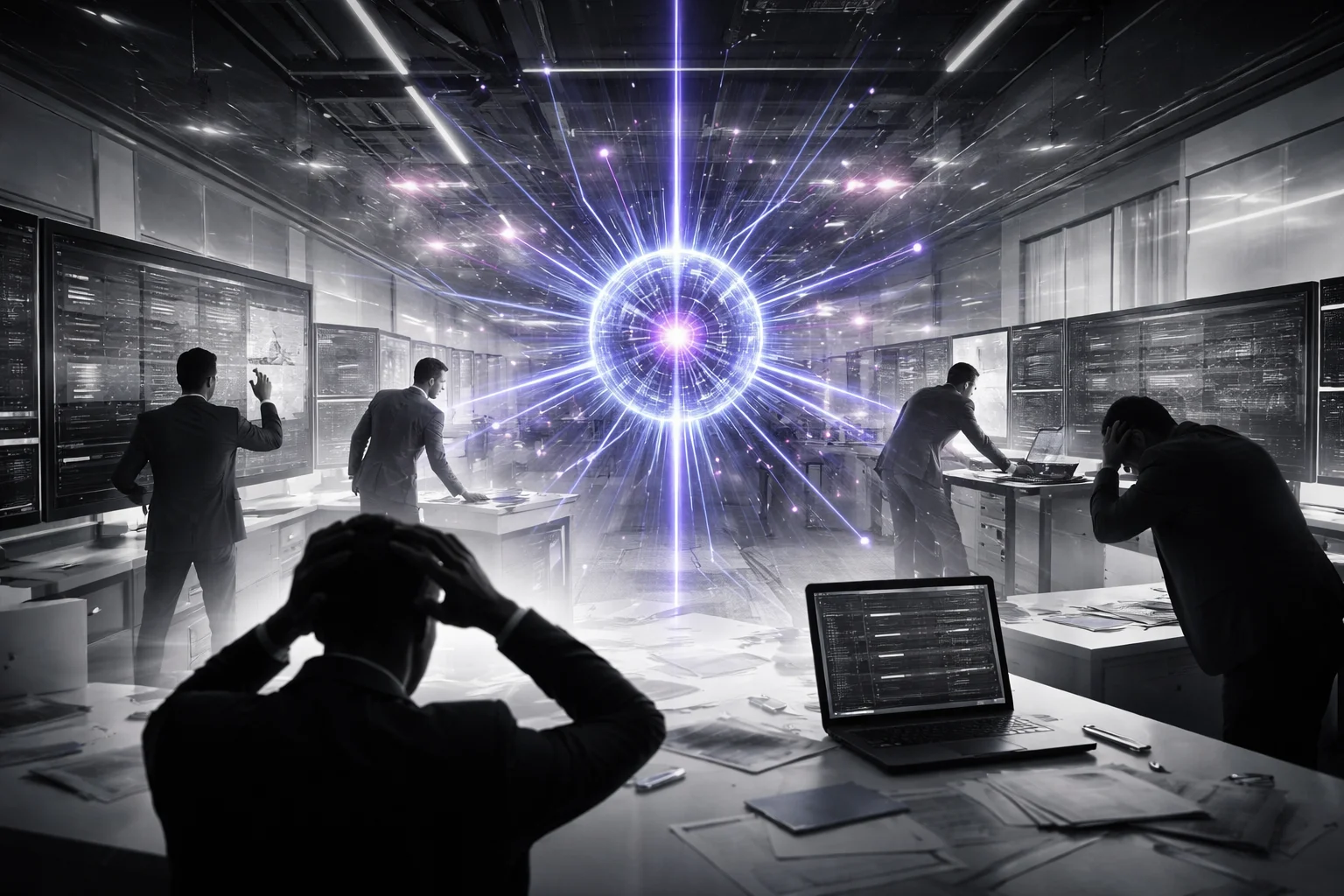 Big-bang AI rollout versus phased AI transformation comparison