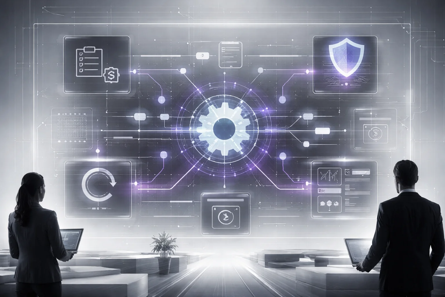 Adaptive governance and monitoring controls for AI transformation