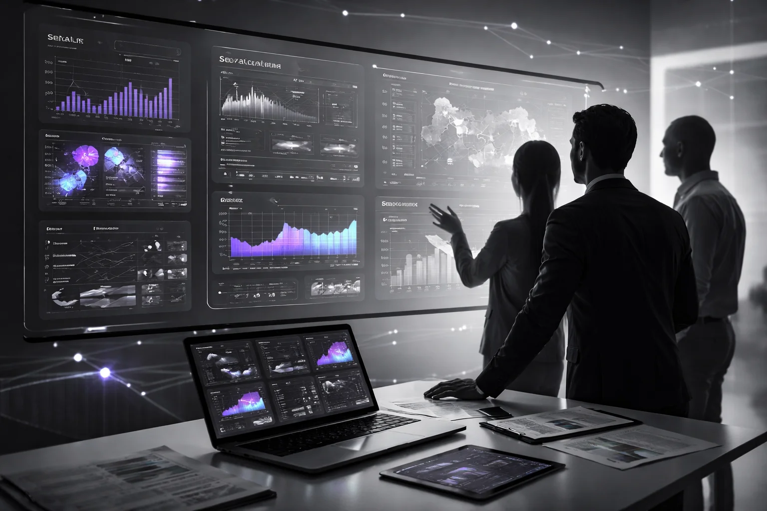 Retail dashboard with actionable alerts