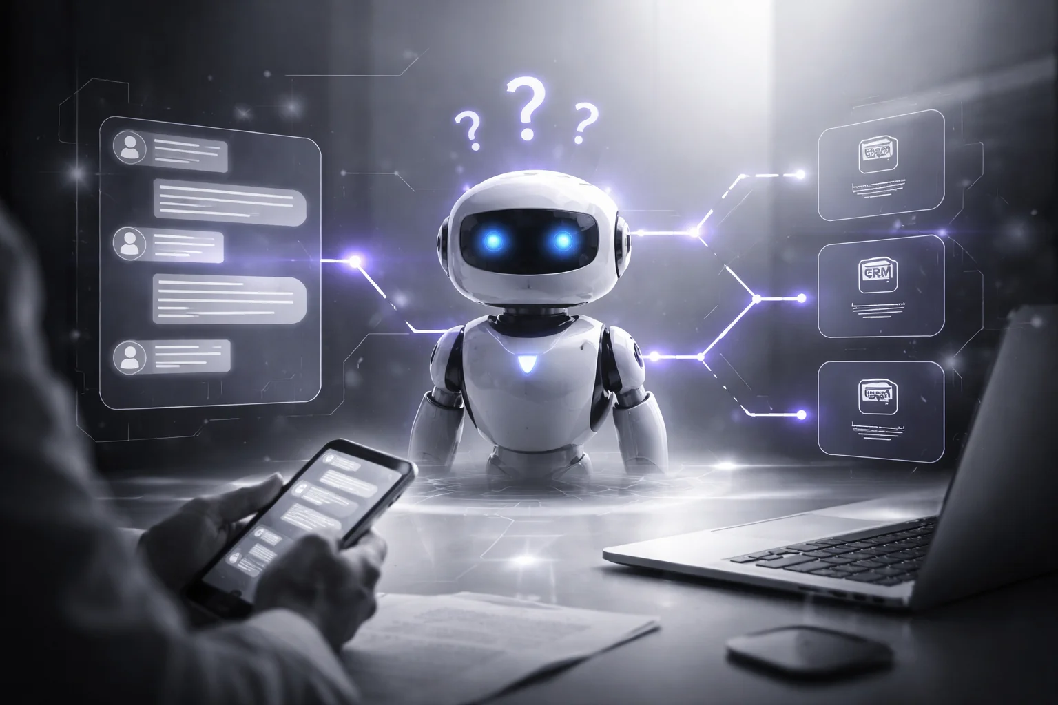 Comparison of conversational chatbot versus integrated enterprise chatbot