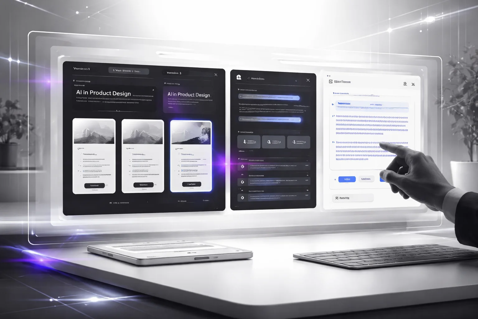Output refinement interface for generative AI app design