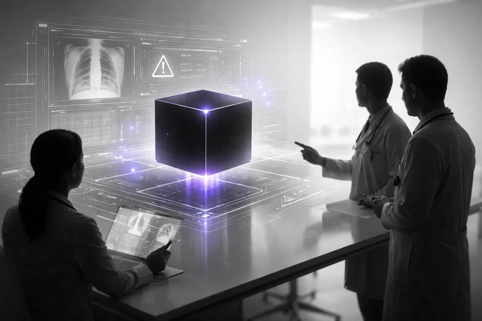 Black-box versus explainable healthcare machine learning comparison