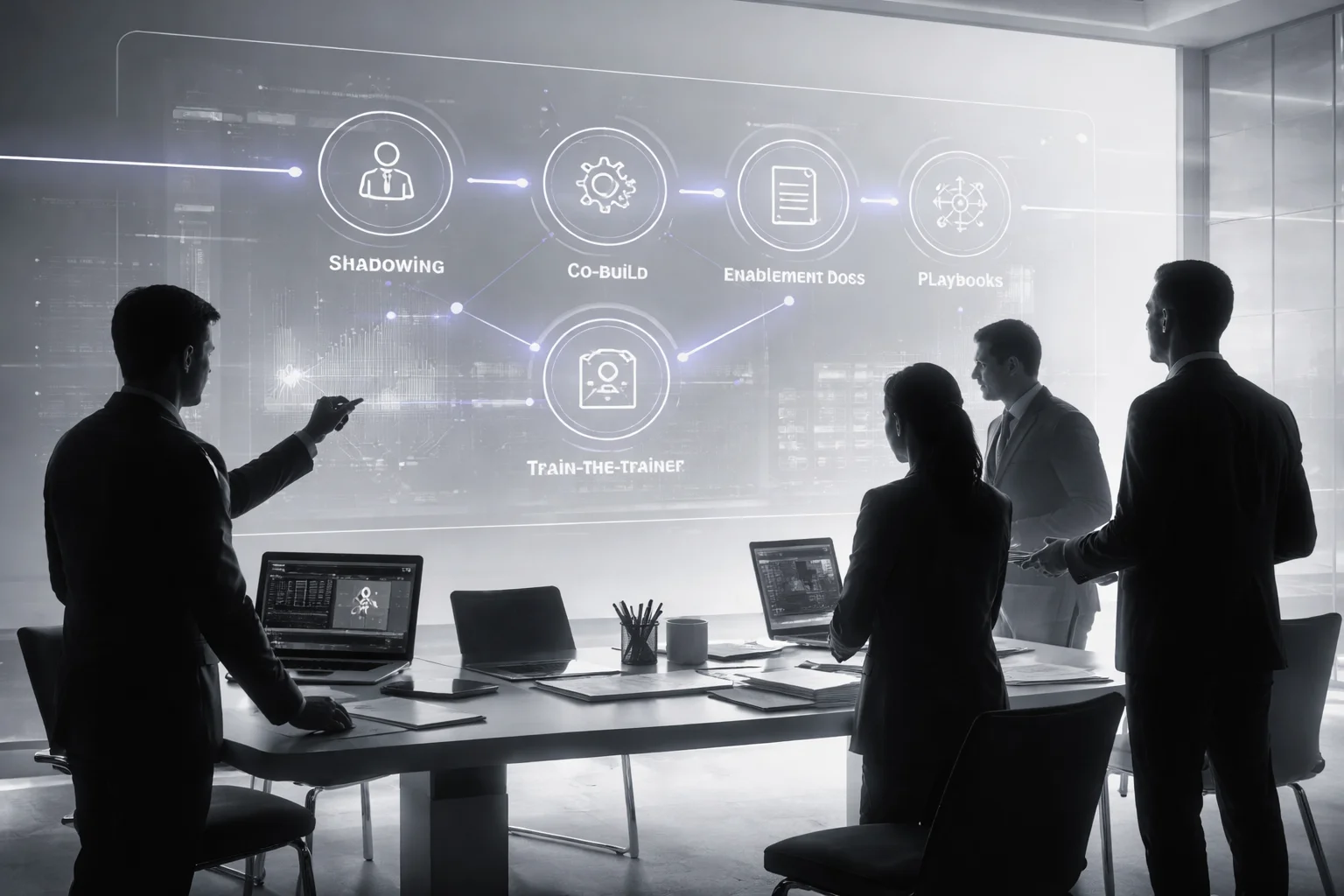 Co-building capability in professional AI services